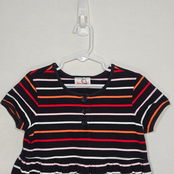 Hannah Anderson Multicolored Striped Girls Dress. Size 6-7 - Picture 5 of 11